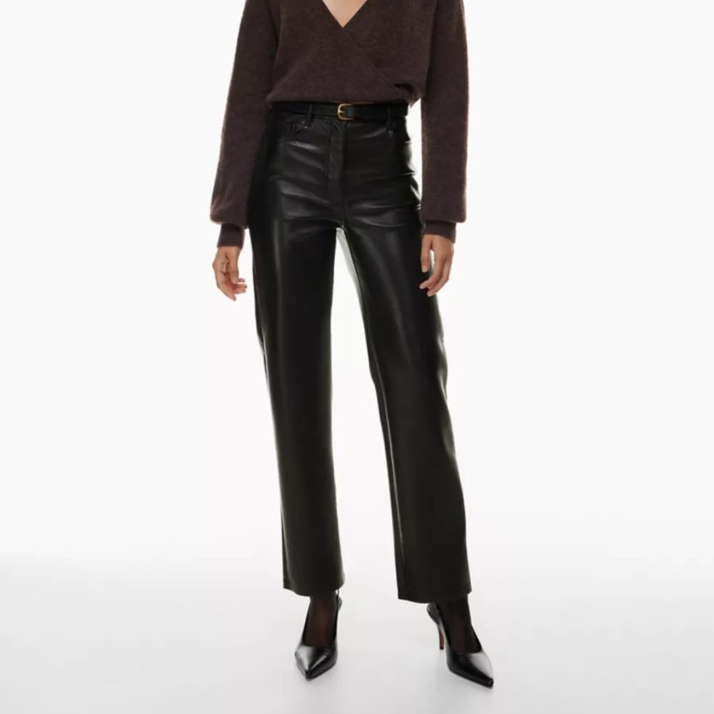 ARITZIA Wilfred Melina Vegan Leather Pant